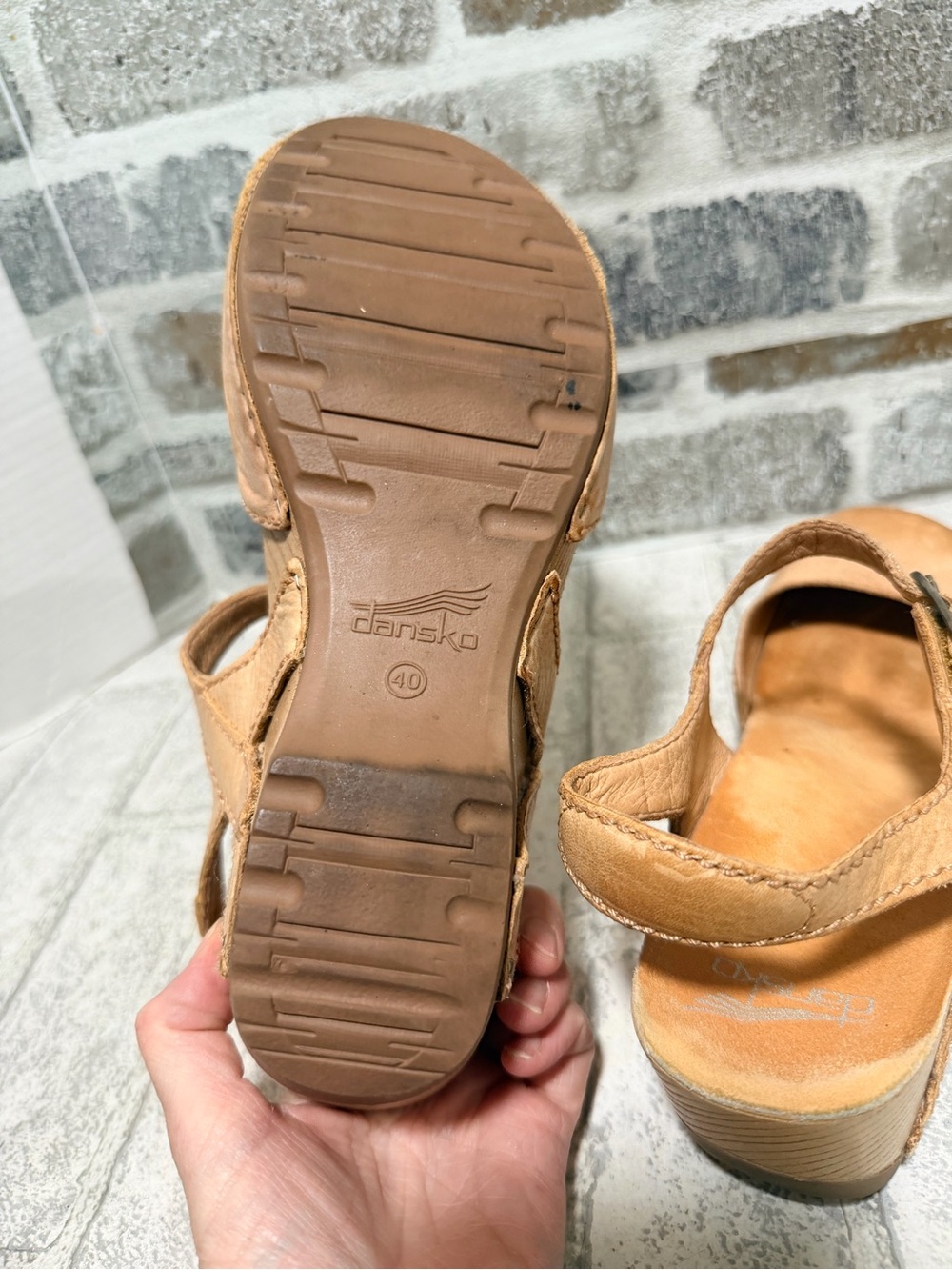 Dansko Tiffani Milled Burnished Mules with Buckle size 40 9-9.5 - Picture 10 of 13